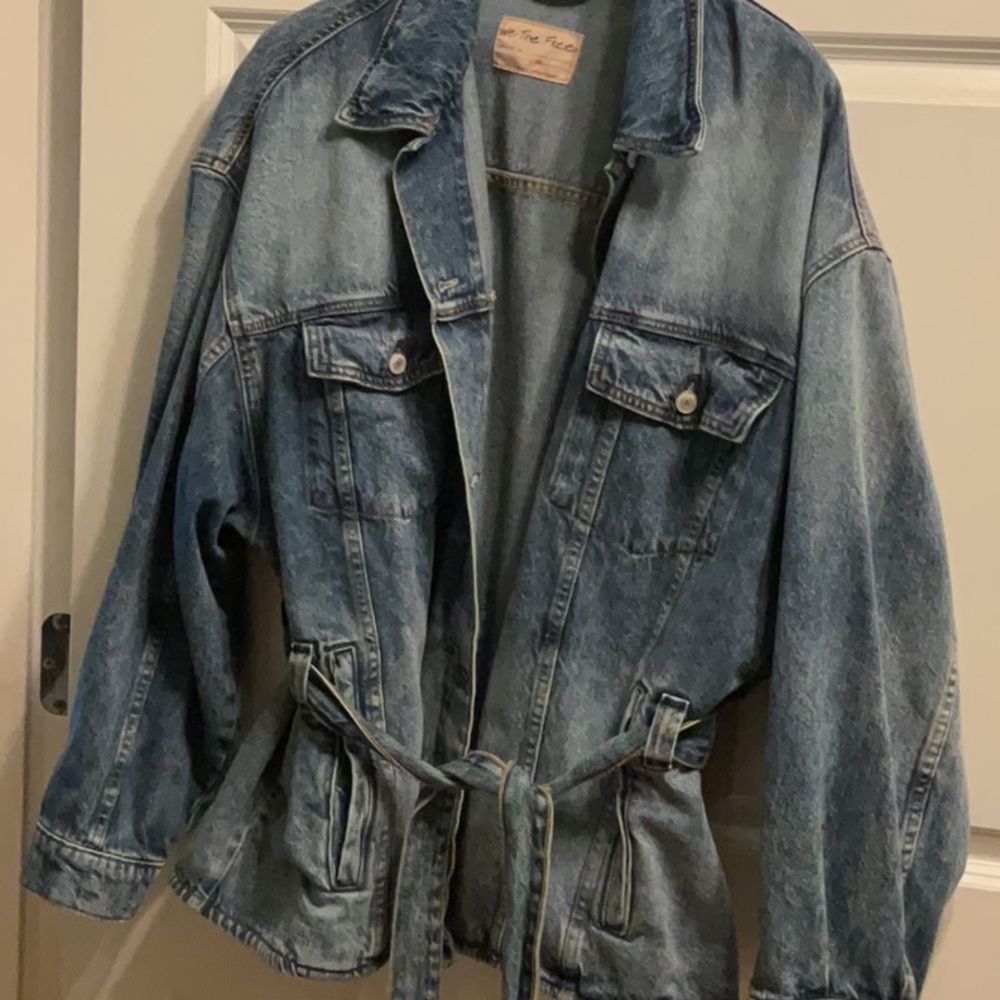 We Are Free Denim w/belt. - Picture 2 of 5
